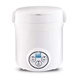 Aroma Housewares (MRC-903D) Mi 3-Cup (Cooked) (1.5-Cup UNCOOKED) Digital Cool Touch Mini Rice Cooker,White