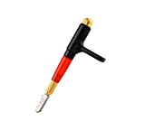 ZUOS Pistol Grip Oil Feed Glass Cutter Tungsten Carbide, Professional Stained Glass Cutting Tool with 2 Replaceable Head and Oil Reservoir- 2mm-12mm