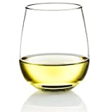 Poolside Unbreakable Stemless Plastic Wine Glasses ~ Elegant Reusable Glassware ~ Sophisticated Design ~ Shatterproof Dishwasher Safe Indoor/Outdoor Barware … (Set of 50)