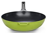 Ozeri 14' Green Earth Wok Smooth Ceramic Non-Stick Coating (100% PTFE and PFOA Free)