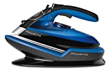 Rowenta Freemove Cordless Auto Off 400-Holes Stainless Steel Soleplate Steam Iron, Blue, 1 - 1830007108