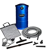 VacuMaid GV50B Wall Mounted Garage and Car Vacuum with 50 ft hose and Tools