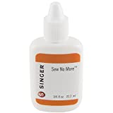 SINGER 00184 Sew No More Fabric Glue, 3/4-Fluid Ounce