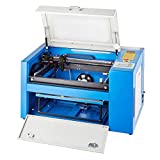 OMTech 50W CO2 Laser Engraving Machine 20” x 12” Laser Engraver Cutter with Rotary Axis and USB Port, Ruida Controller, RDWorks V8, for Glass Wood Acrylic Plastic for DIY Home Business