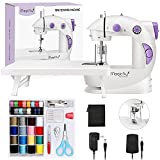 Magicfly Mini Sewing Machine for Beginner, Dual Speed Portable Sewing Machine Machine with Extension Table, Light, Sewing Kit for Household, Travel