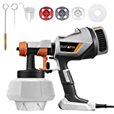 BATAVIA Paint Sprayer, HVLP Electric Spray Gun, Easy-To-Go 1200ml Container, Easy to Clean, 4 Nozzles 3 Spray Patterns, Ideal for Home Interior and Exterior Walls, Ceiling, Fence, Cabinet, Furniture