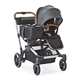 Contours - Element - Side-by-Side Single-to-Double Convertible Stroller - Storm Grey