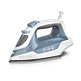 BLACK+DECKER Easy Compact Iron with Spray Mist and Steam Burst Buttons, Blue